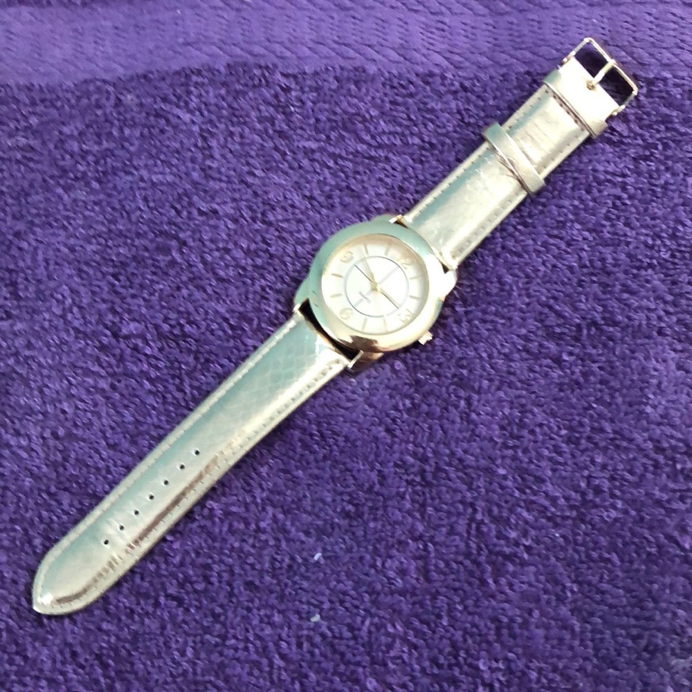 Gold wristband watch